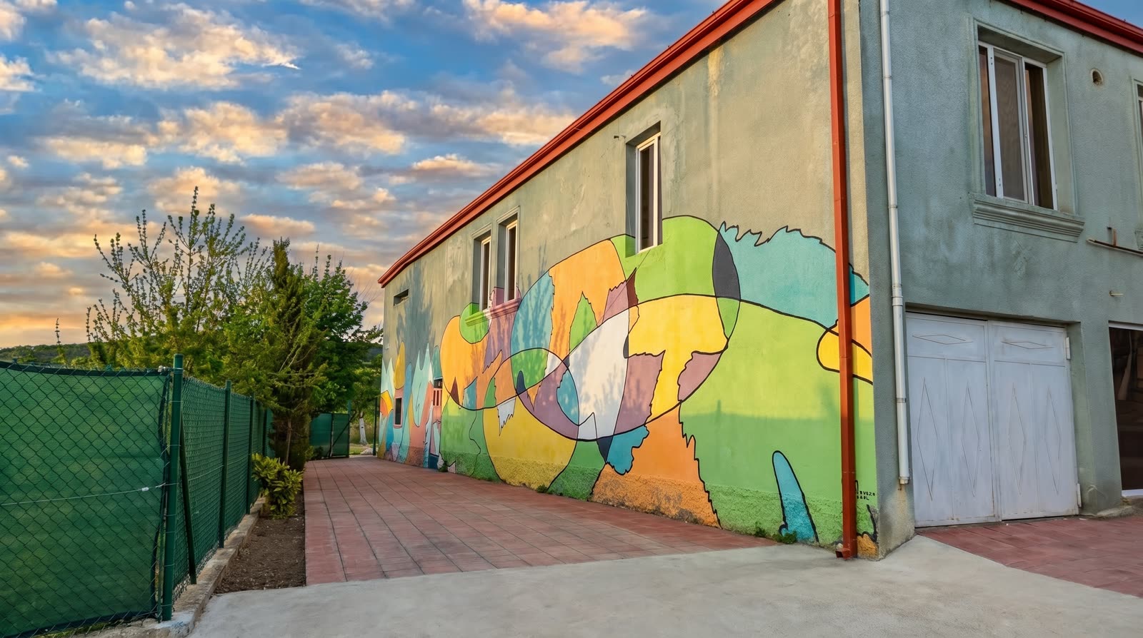 ვილას ფასადი